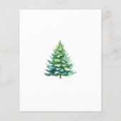 Budget Tree Weihnachtsfeier Einladung (Rückseite)