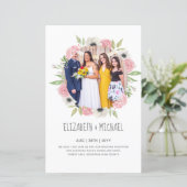 Budget Trending FOTO Wedding Reception lädt ein (Stehend Vorderseite)