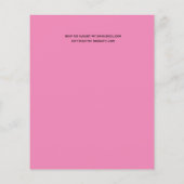 Budget Trending FOTO Wedding Reception lädt ein (Rückseite)