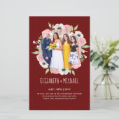 Budget Trending FOTO Wedding Reception lädt ein (Stehend Vorderseite)