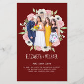 Budget Trending FOTO Wedding Reception lädt ein (Vorderseite)