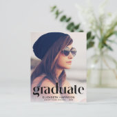 Budget Trendy 2 Foto Abschluss Ankündigung (Stehend Vorderseite)