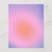 Budget Trendy Gradient Lila Bat Mitzvah Einladung (Rückseite)