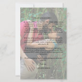 Budget Trendy Modern 4 Wedding Collage Fotos (Rückseite)