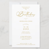 BUDGET Trendy Modern Oval Fake Golden Custom Photo (Rückseite)