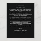 Budget Trendy Modern Typografie Foto Verlobung (Rückseite)