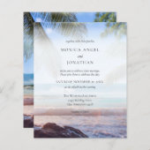 Budget Tropical Beach Palm Wedding (Vorne/Hinten)