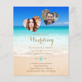 Budget Tropical Beach Verlobung Foto WEDD INV
