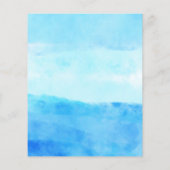 Budget Tropical Birthday Pool Party Einladung Flyer (Hinten)