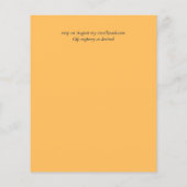 BUDGET Tropical Blume Kinderdusche einladen (Rückseite)