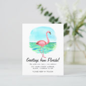 Budget Tropical Flamingo Moved New Address Moving (Stehend Vorderseite)