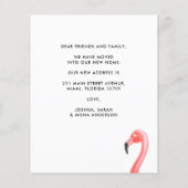 Budget Tropical Flamingo Moved New Address Moving (Rückseite)