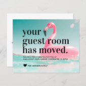 Budget Tropical Flamingo Neue Adressverschiebungsk (Vorne/Hinten)