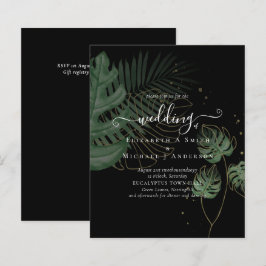 BUDGET Tropical Island Palm Blätter Beach Wedding