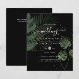 BUDGET Tropical Island Palm Blätter Beach Wedding