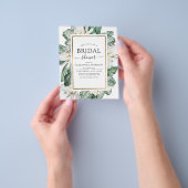 Budget Tropical Magnolia Bridal Dusche Einladung Flyer (Gruppe)