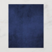 Budget Tropical Navy Blue Geometric Wedding (Rückseite)