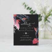 BUDGET Tropical Pampas Grass Navy Berry Wedding (Stehend Vorderseite)