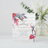 BUDGET Tropical Pampas Grass Navy Berry Wedding (Stehend Vorderseite)