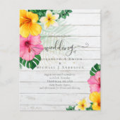 BUDGET Tropical Paradise Beach Wedding Florals (Vorderseite)
