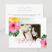 BUDGET Tropical Paradise Beach Wedding Florals (Vorne/Hinten)