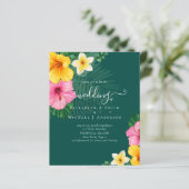 BUDGET Tropical Paradise Beach Wedding Florals (Stehend Vorderseite)
