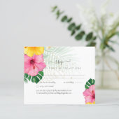 BUDGET Tropical Paradise Beach Wedding Florals (Stehend Vorderseite)