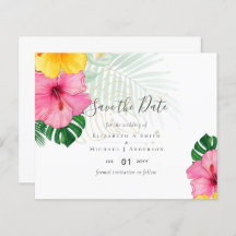 BUDGET Tropical Paradise Beach Wedding Florals