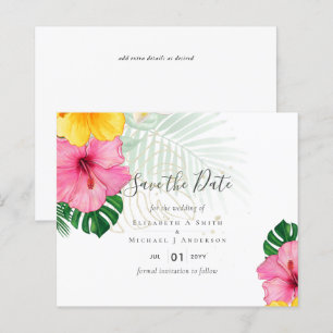 BUDGET Tropical Paradise Beach Wedding Florals