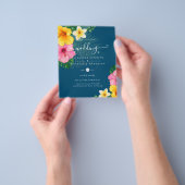 BUDGET Tropical Paradise Beach Wedding Florals Flyer (Gruppe)