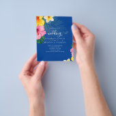 BUDGET Tropical Paradise Beach Wedding Florals Flyer (Gruppe)