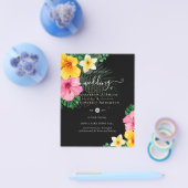 BUDGET Tropical Paradise Beach Wedding Florals Flyer (Einzeln)