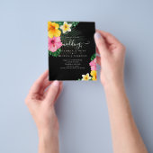 BUDGET Tropical Paradise Beach Wedding Florals Flyer (Gruppe)
