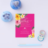 BUDGET Tropical Paradise Beach Wedding Florals Flyer (Einzeln)