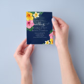 BUDGET Tropical Paradise Beach Wedding Florals Flyer (Gruppe)