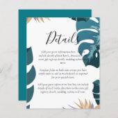 Budget Tropical Wedding Details Hotels Umschließun (Vorne/Hinten)