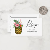 Budget Tropisch Hawaiianische Ananas 2SM UAWG Mitteilungskarte (Vorderseite/Rückseite Beispiel)