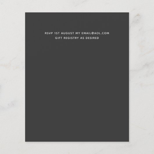 BUDGET Tropischer Strand Hochzeit im Ausland Foto (Rückseite)