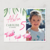 Budget Tropisches FOTO Kindergeburtstag Party einl Flyer (Vorne)