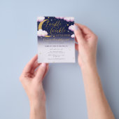 Budget Twinkle Little Star Girl Erster Geburtstag Flyer (Gruppe)