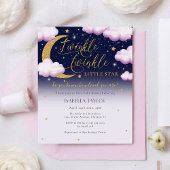 Budget Twinkle Little Star Pink Girl Babydusche Flyer
