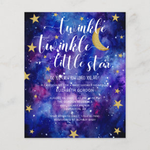 Budget Twinkle Twinkle Little Star Baby Dusche