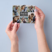 Budget Typografy Collage Wedding Danke Flyer (Gruppe)