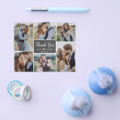 Budget Typografy Collage Wedding Danke Flyer (Einzeln)