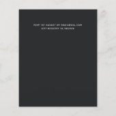 Budget Typografy Liebe ist Magical Script Wedding (Rückseite)