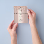 Budget UAWG muslim Hochzeit Flyer Rose Gold Flyer (Gruppe)