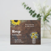 Budget UAWG Rustikale Sonnenblumen Hochzeit (Stehend Vorderseite)