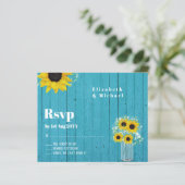 Budget UAWG Rustikale Sonnenblumen Hochzeit (Stehend Vorderseite)