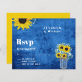 Budget UAWG Rustikale Sonnenblumen Hochzeit (Vorne/Hinten)