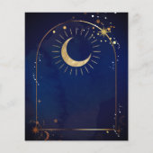 Budget Über den Mond Sternennacht Baby Duwer invi (Rückseite)